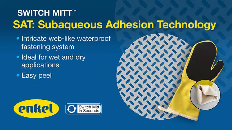 Switch Mitt: Subaqueous Adhesion Technology